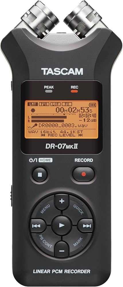 Tascam DR-07MKII Digital Voice Recorder : Amazon.co.uk: Musical